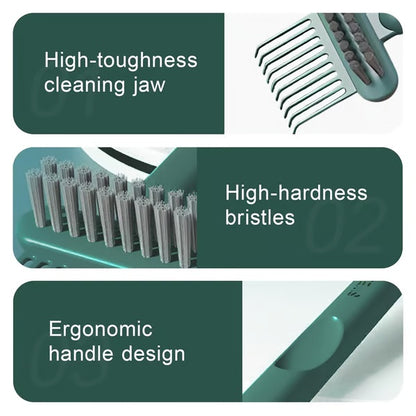 ⏰ Limited time offer 🔥 2-in-1 Comb Cleaner with Pick and Bristles