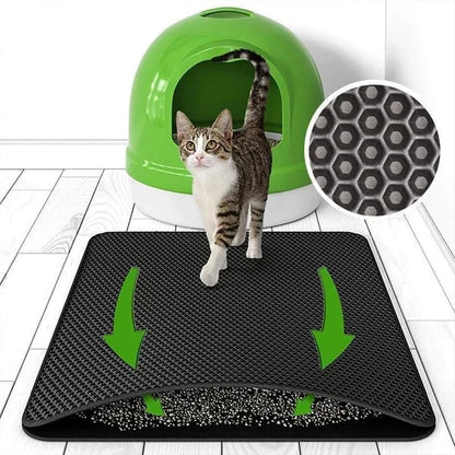 🎅Christmas Season Gift Idea 🎁 Non-Slip Cat Litter Mat 🐱