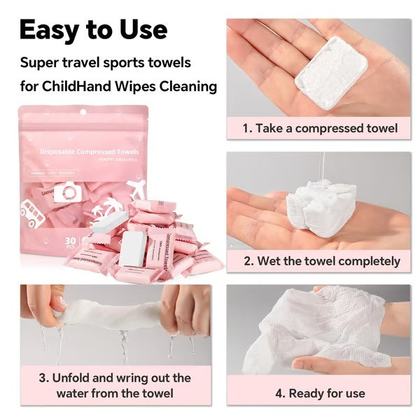 ⏰ Today's Specials 💕 Compressed Towels Tablets（30PCS）