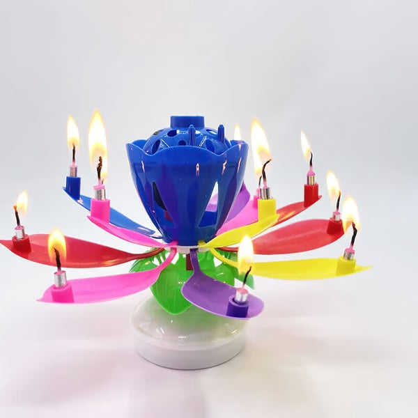 🎁 The Best Gift 🎉 Magic Flower Birthday Candle