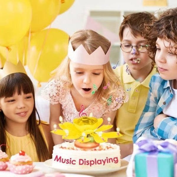 🎁 The Best Gift 🎉 Magic Flower Birthday Candle