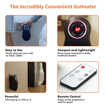 💥 Hot Sale 🌟 Portable ultra-energy-saving plug-in heater