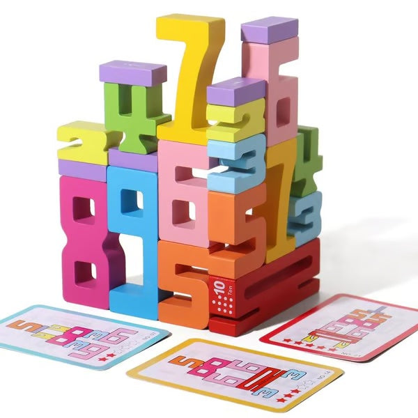 💥 New for 2025 🎁 Wooden number blocks