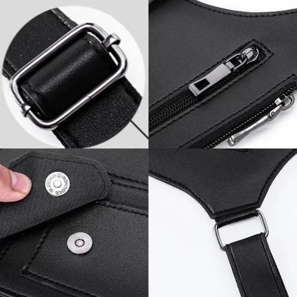 🎁Hot Sale 50% OFF⏳Premium Leather Adjustable Underarm Shoulder Bag for Men & Women