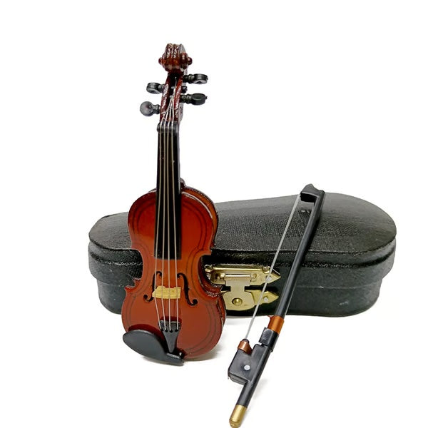 💥 The Best Gift 🎁 Playable Tiny Violin Figurine