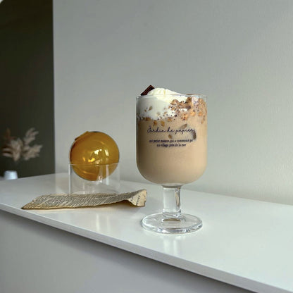 Low glass cup