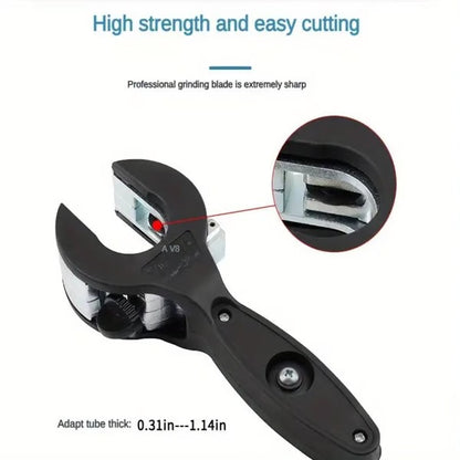 💥 Hot Sale 🔥 Ratchet-type Pipe Cutter, One-hand Fast Pipe Cutting Tool