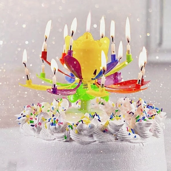 🎁 The Best Gift 🎉 Magic Flower Birthday Candle