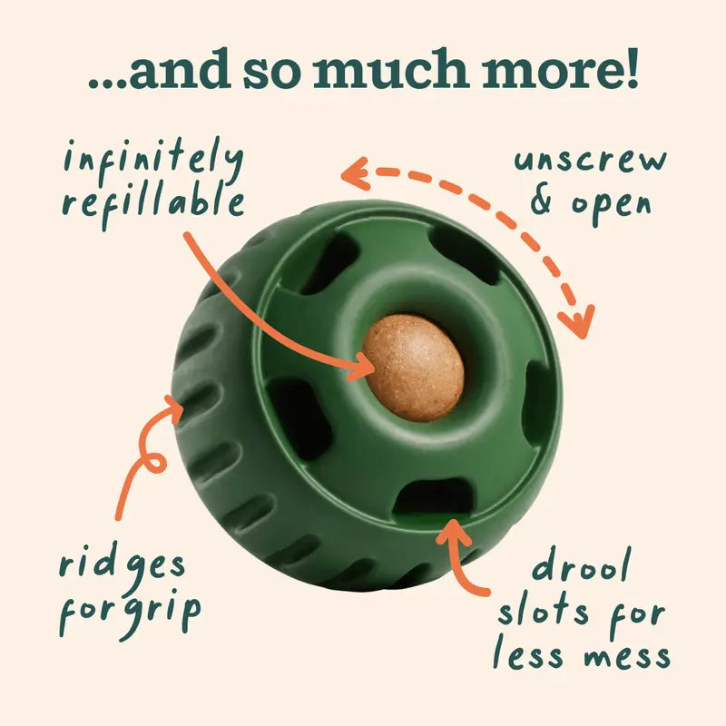 🐶 LAST DAY 50%OFF 🐾 Silicone chew toy ball tray for dogs