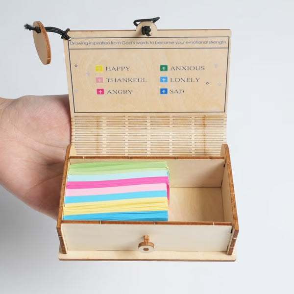 ⏰ Limited Time Offer ✨ Handmade Wooden Bible Verses Box