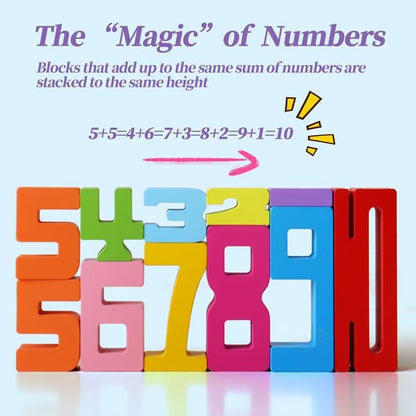 💥 New for 2025 🎁 Wooden number blocks