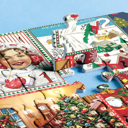 💥 The Best Gift 🎁 Christmas Advent Calendar Jigsaw Puzzle ✈️ Free shipping 🚀